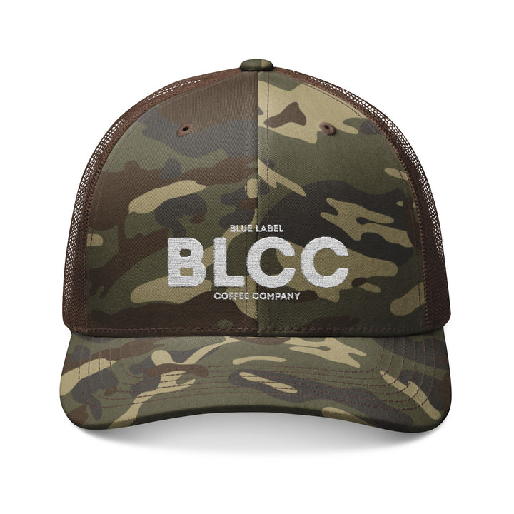 Embroidered "BLCC" Camouflage Trucker Hat