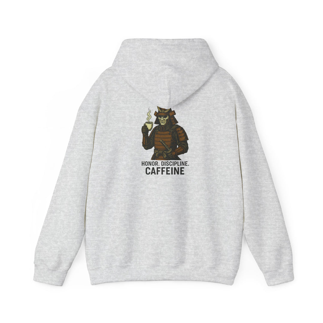 "Honor. Discipline. Caffeine." Hoodie