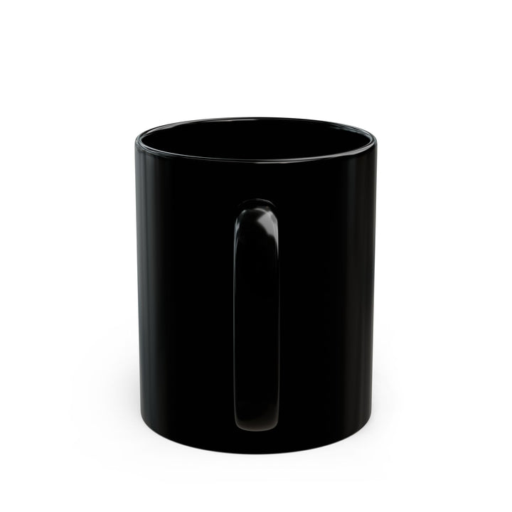"Thin Brew Line" Black Coffee Mug