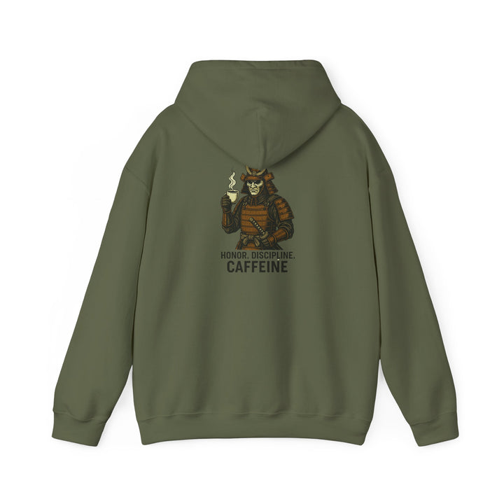 "Honor. Discipline. Caffeine." Hoodie