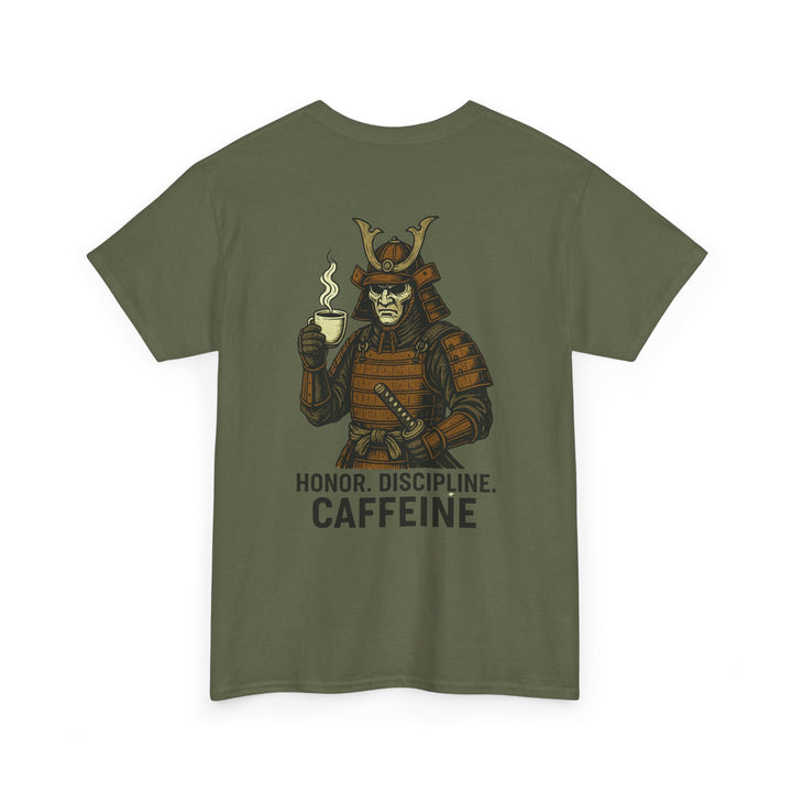 "Honor. Discipline. Caffeine" Tee