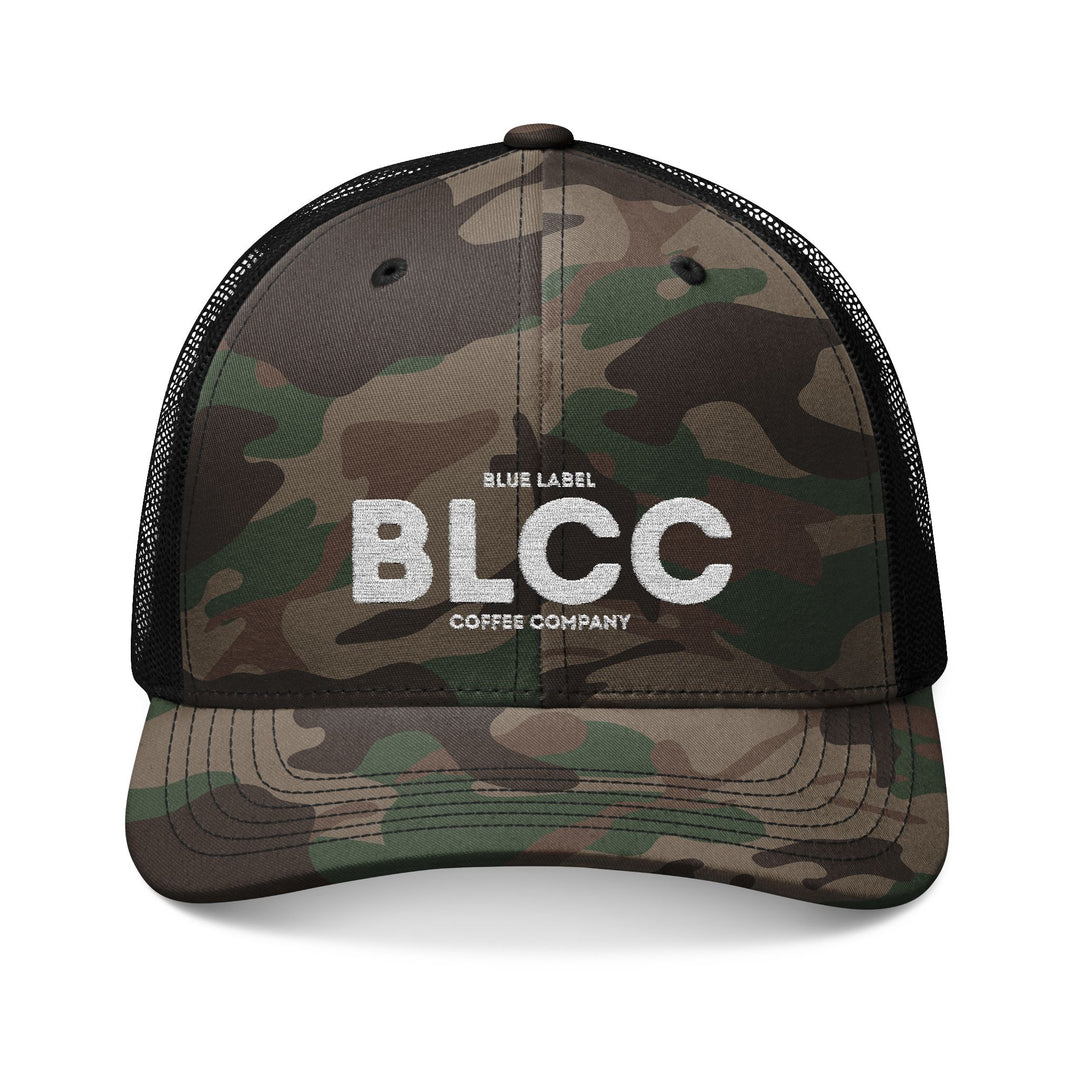 Embroidered "BLCC" Camouflage Trucker Hat