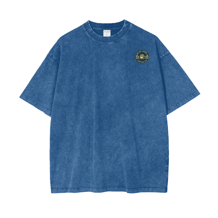 Before Enlightenment, Cornflakes and Coffee Oversize Snow Washed T-Shirt