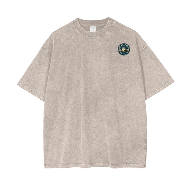 Before Enlightenment, Cornflakes and Coffee Oversize Snow Washed T-Shirt