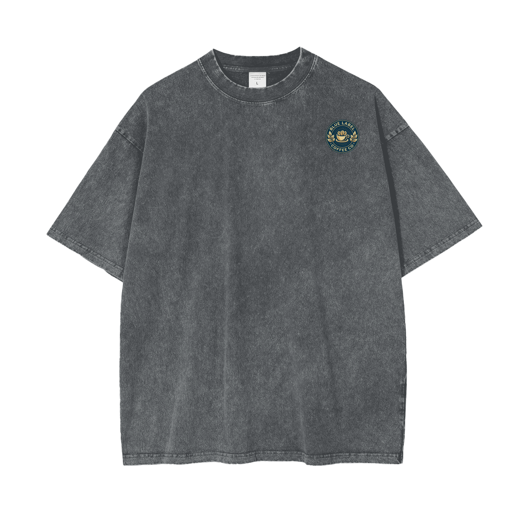 Before Enlightenment, Cornflakes and Coffee Oversize Snow Washed T-Shirt
