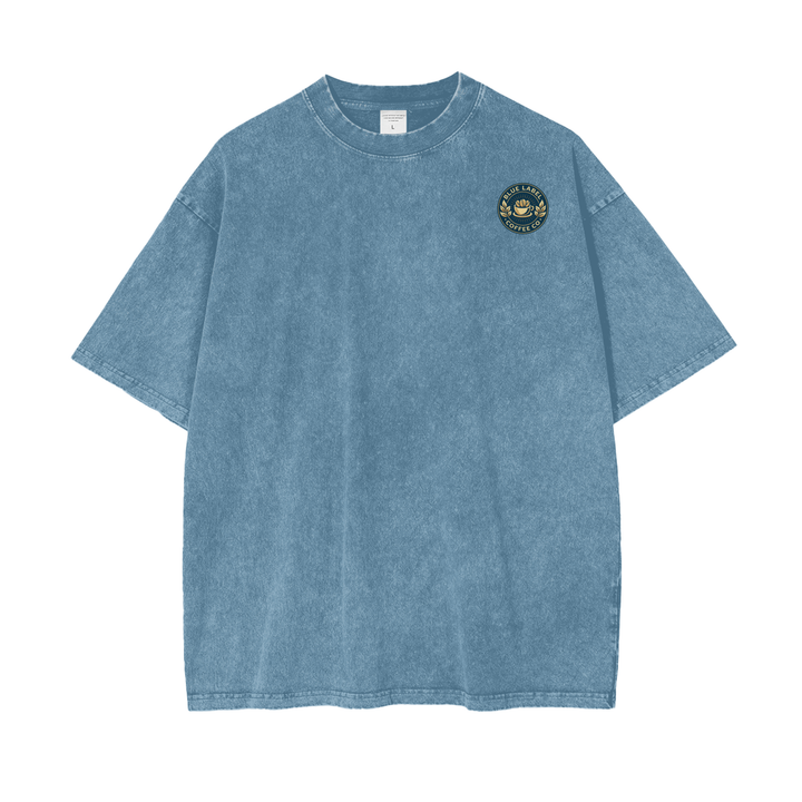 Before Enlightenment, Cornflakes and Coffee Oversize Snow Washed T-Shirt
